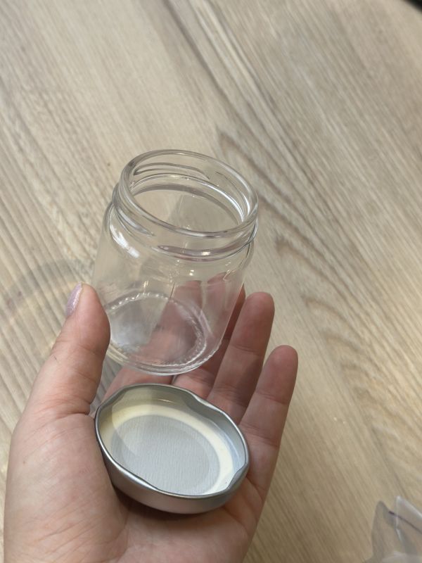 Склянка 90 мл з кришкою