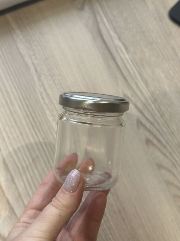 Склянка 90 мл з кришкою